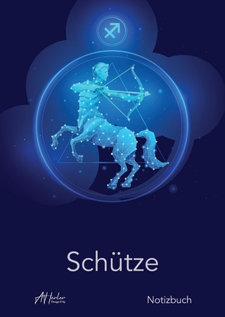 Sternzeichen Schütze Notizbuch | Designed by Alfred Herler