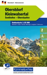 Kümmerly+Frey Outdoorkarte Deutschland 1 Oberstdorf, Kleinwalsertal 1:35.000 - 