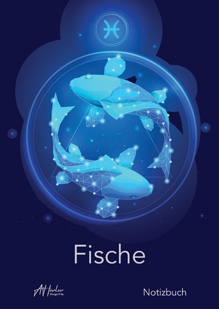 Sternzeichen Fische Notizbuch | Designed by Alfred Herler