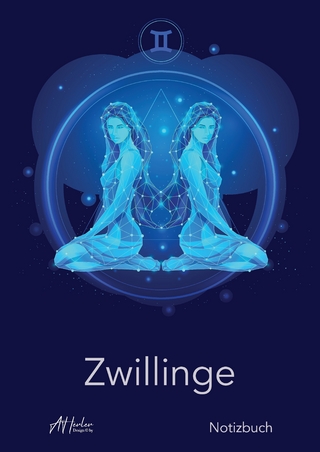 Sternzeichen Zwillinge Notizbuch | Designed by Alfred Herler