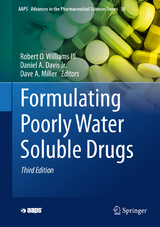 Formulating Poorly Water Soluble Drugs - Williams III, Robert O.; Davis Jr., Daniel A.; Miller, Dave A.