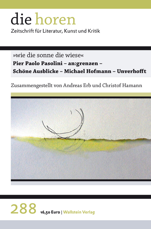 &raquo;wie die sonne die wiese&laquo; - 