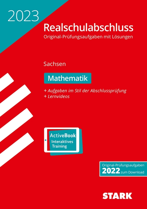 STARK Original-Pr&uuml;fungen Realschulabschluss 2023 - Mathematik - Sachsen