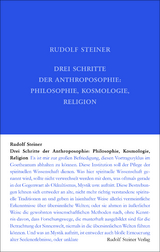 Drei Schritte der Anthroposophie - Rudolf Steiner