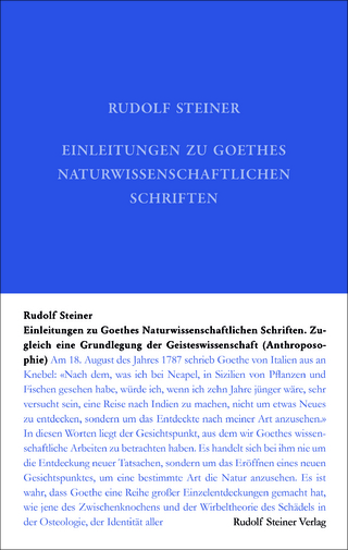 Einleitungen zu Goethes Naturwissenschaftlichen Schriften