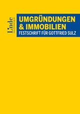Umgr&uuml;ndungen und Immobilien - Martina Gruber, Rainer Herzig, Klaus Hirschler, Petra H&uuml;bner-Schwarzinger, Martin Jann, Susanne Kalss, Gerald Kerbl, Jan Knesl, Pavel Knesl, Gunter Mayr, Melanie Mischkreu, Christian Oberkleiner, Matthias Petutschnig, Katrin Postlmayr, Roland Rief, Christoph Schlager, Claus Staringer, G&uuml;nther Stenico, Angela St&ouml;ger-Frank, Eugen Strimitzer, Roman Thunshirn, Franziska Uedl, Bernhard Winkelbauer, Hans Z&ouml;chling, Nikolaus Zorn