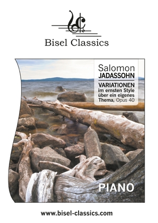 Variationen im ernsten Style über ein eigenes Thema, Opus 40