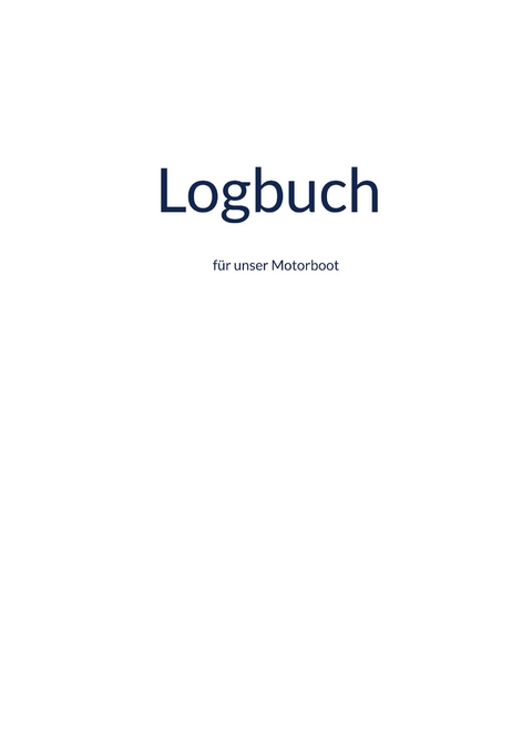 Logbuch - Michael Zielke