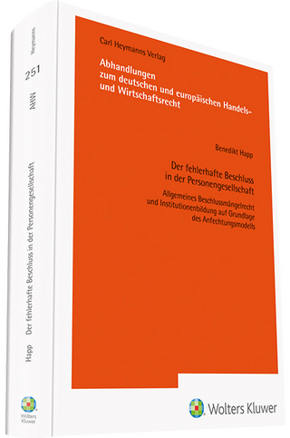 Der fehlerhafte Beschluss in der Personengesellschaft