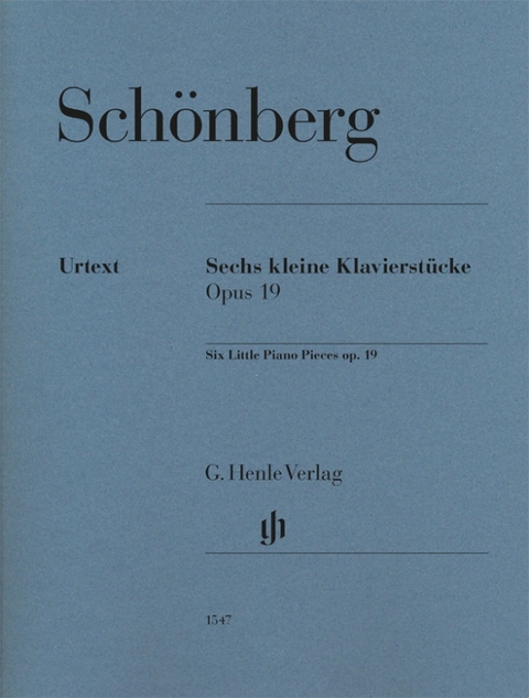 Arnold Sch&ouml;nberg - Sechs kleine Klavierst&uuml;cke op. 19 - 