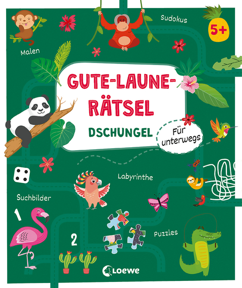 Gute-Laune-R&auml;tsel f&uuml;r unterwegs - Dschungel
