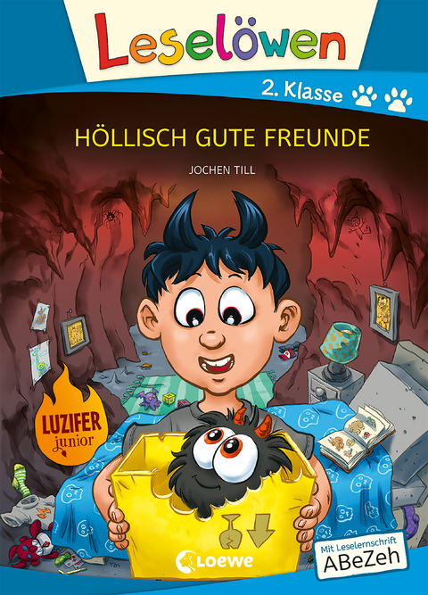 Lesel&ouml;wen 2. Klasse - H&ouml;llisch gute Freunde (Gro&szlig;buchstabenausgabe) - Jochen Till