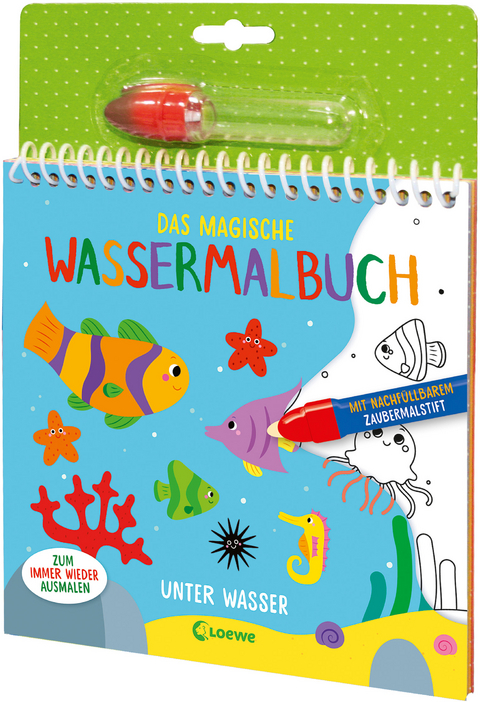Das magische Wassermalbuch - Unter Wasser