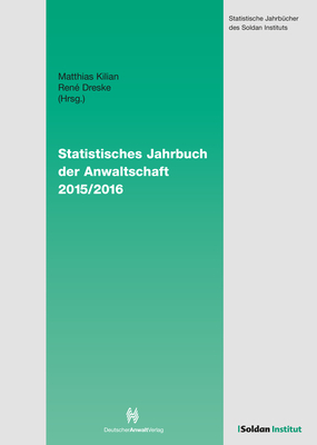 Statistisches Jahrbuch der Anwaltschaft 2015/2016