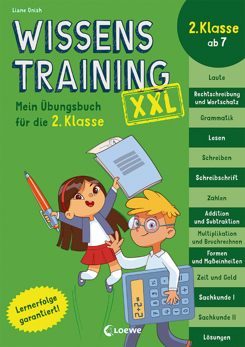 Wissenstraining XXL - Mein &Uuml;bungsbuch f&uuml;r die 2. Klasse - Liane Onish