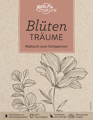 Blütenträume - Malbuch zum Entspannen. Ausmalbilder für Erwachsene