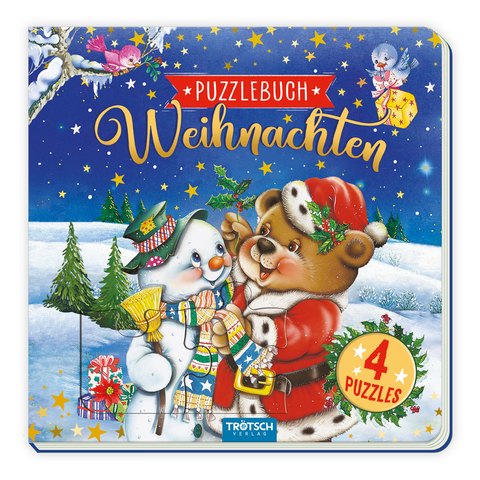 Tr&ouml;tsch Pappenbuch Puzzlebuch Weihnachten - 