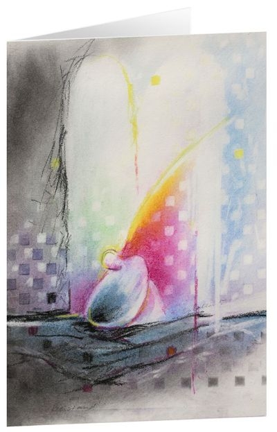 Kunstkarten "Tr&ouml;stender Engel" 5 Stk.