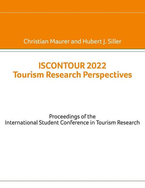 Iscontour 2022 Tourism Research Perspectives - 