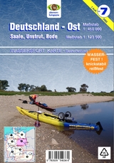 Wassersport-Wanderkarte / Deutschland Ost für Kanu- und Rudersport - Jübermann, Erhard