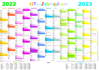 Kita-Jahresplaner 2022/2023-Set