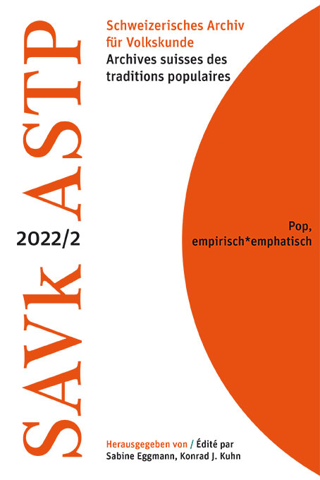 Schweizerisches Archiv f&uuml;r Volkskunde | Archives suisses des traditions populaires - 