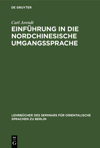 Einführung in die nordchinesische Umgangssprache