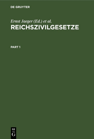 Reichszivilgesetze. (Ausgabe für Sachsen)