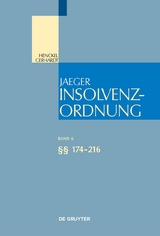 Insolvenzordnung / &sect;&sect; 174-216 - 
