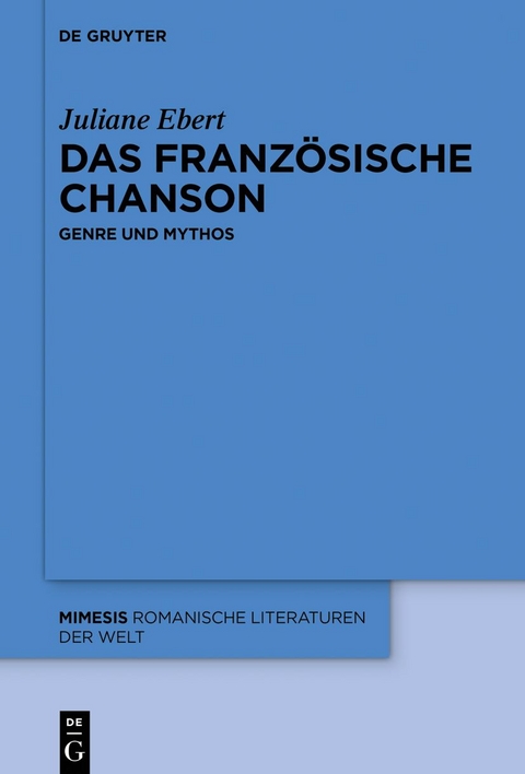Das franz&ouml;sische Chanson - Juliane Ebert