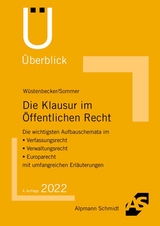 Die Klausur im &Ouml;ffentlichen Recht - Horst W&uuml;stenbecker, Christian Sommer
