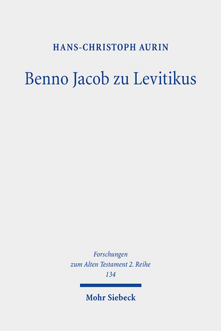 Benno Jacob zu Levitikus