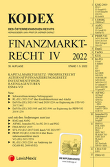 KODEX Finanzmarktrecht Band IV 2022 - 