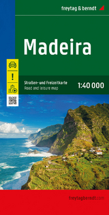 Madeira, Stra&szlig;en- und Freizeitkarte 1:40.000, freytag & berndt