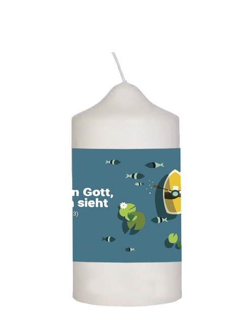 Du bist ein Gott, der mich sieht - Kerze