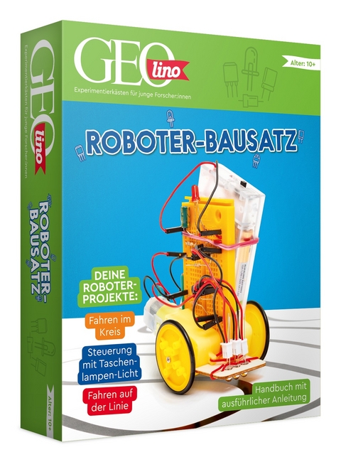 GEOlino Roboter Bausatz, inkl. Handbuch mit ausführlicher Anleitung - 