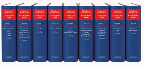 M&uuml;nchener Handbuch des Gesellschaftsrechts Gesamtwerk