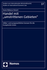 Handel mit „umstrittenen Gebieten“ - Karen Rebecca Sievert