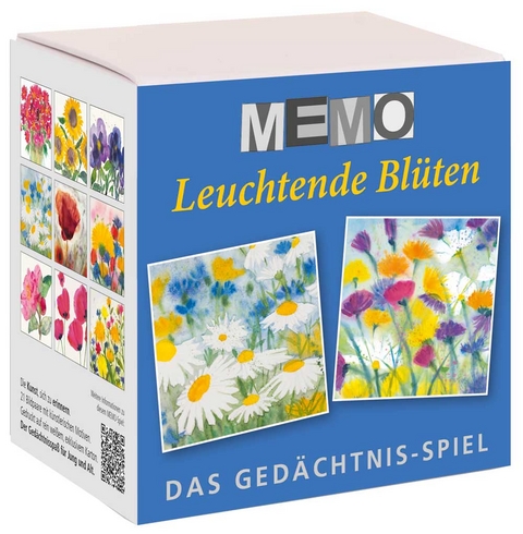 Memo-Spiel - Leuchtende Bl&uuml;ten - 
