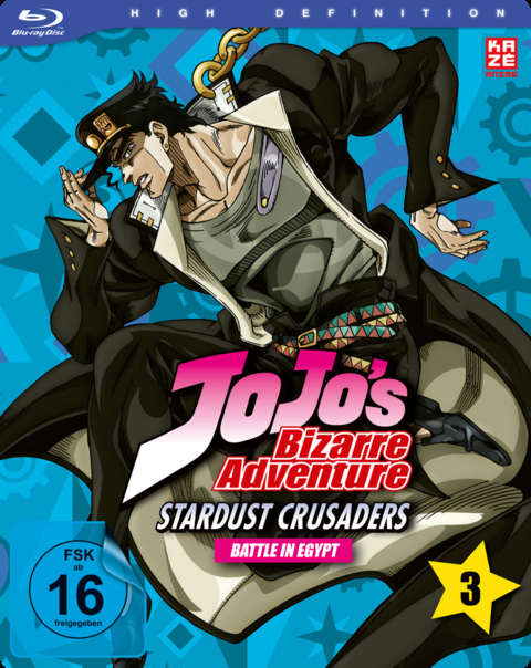 Jojo's Bizarre Adventure - 2. Staffel - Blu-ray Vol. 3 (Episoden 25-36) [2 Blu-rays] - Kenichi Suzuki