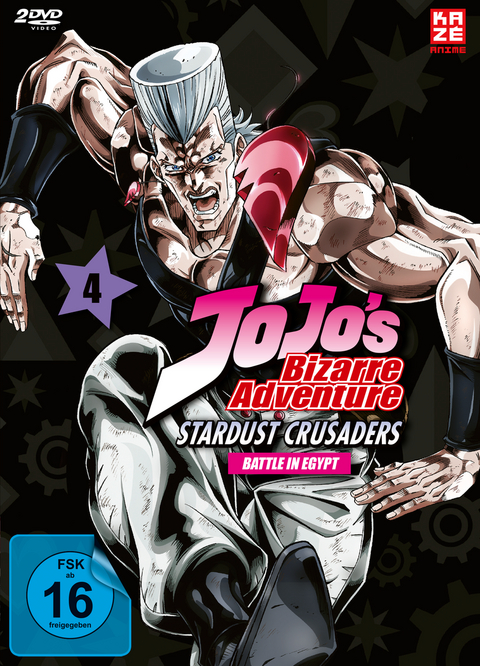 Jojo's Bizarre Adventure - 2. Staffel - DVD Vol. 4 (Episoden 37-48) [2 DVDs] - Kenichi Suzuki