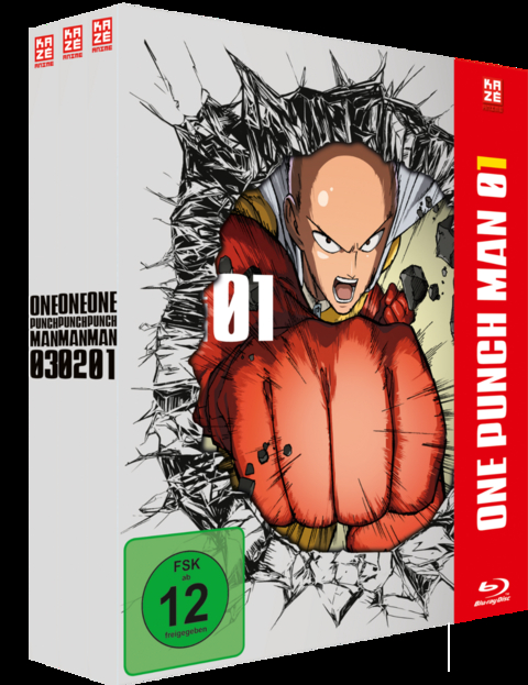 One Punch Man - 1. Staffel - Gesamtausgabe - Blu-ray Box (3 Blu-rays) [Bundle] - Shingo Natsume