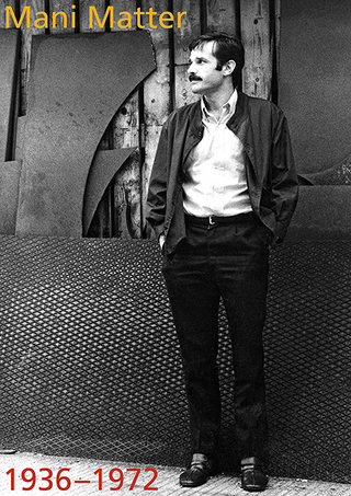 Plakat Mani Matter 2022