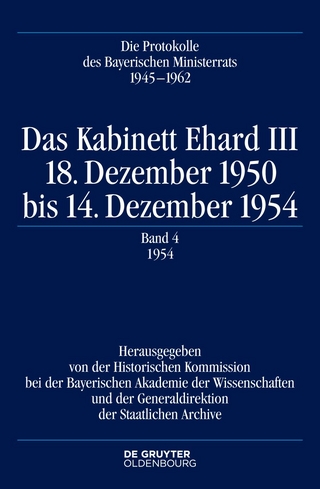 Die Protokolle des Bayerischen Ministerrats 1945-1954 / Das Kabinett Ehard III
