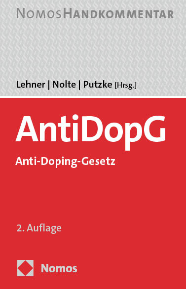 AntiDopG. Anti-Doping-Gesetz - 