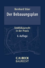 Der Bebauungsplan - Bernhard St&uuml;er