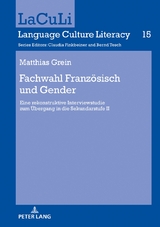 Fachwahl Franz&ouml;sisch und Gender - Matthias Grein
