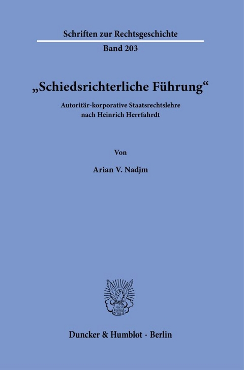 "Schiedsrichterliche F&uuml;hrung". - Arian V. Nadjm