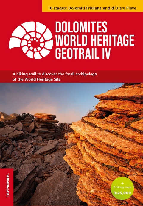 Dolomites World Heritage Geotrail IV, m. 2 Karte, m. 1 Buch - Emiliano Oddone, Tommaso Trentini