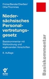 Niedersächsisches Personalvertretungsgesetz - Fricke, Detlef; Bender, Martin; Dierßen, Martina; Otte, Karl; Thommes, Klaus